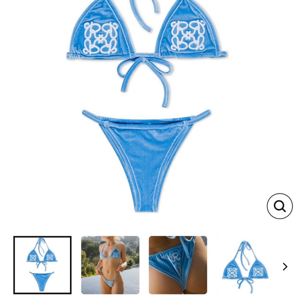 Ripndip Light Blue Bikini Set